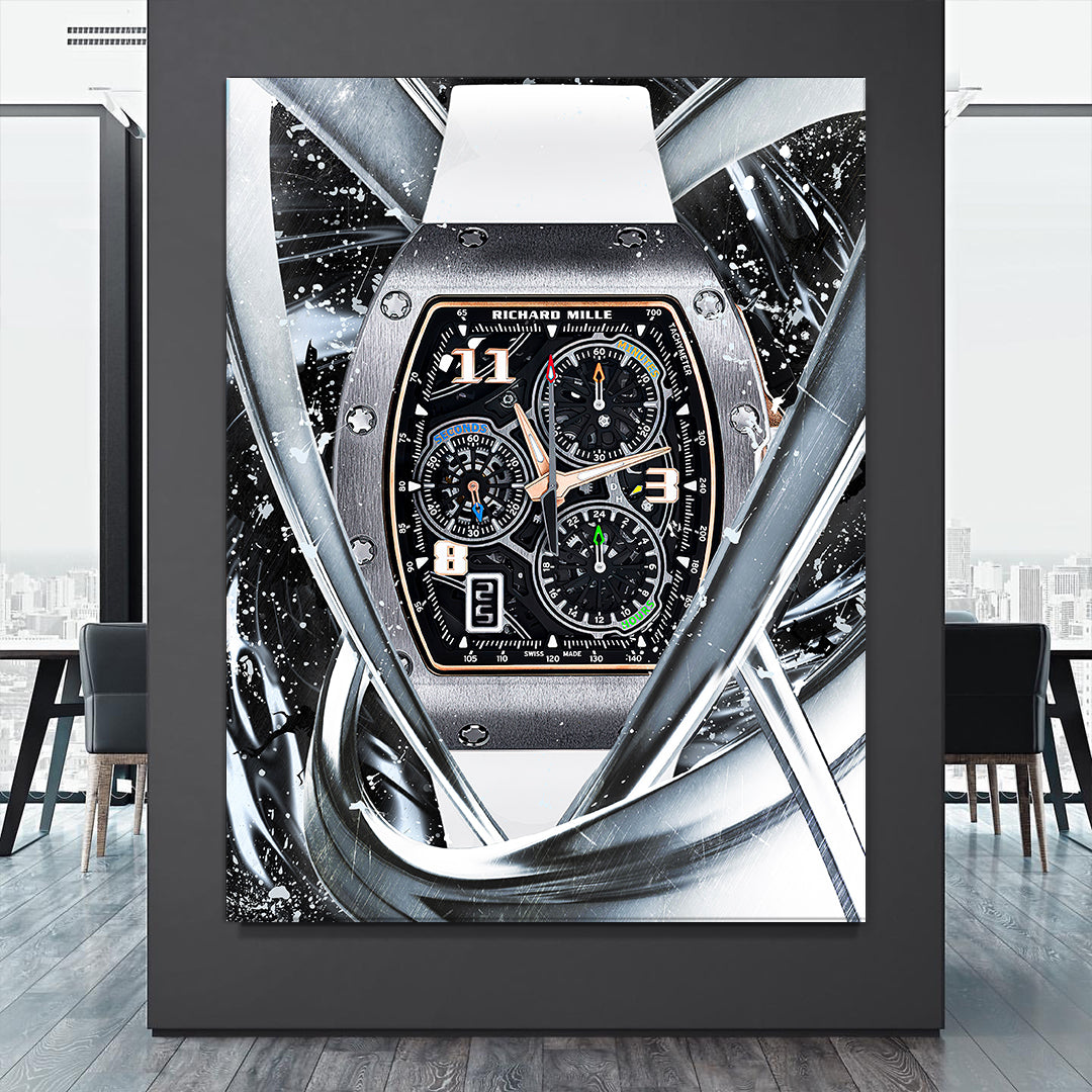 Richard Mille RM 72-01 Titanium Watch Poster Canvas Print Watch Art-MILLE DE TITANIUM-DEVICI