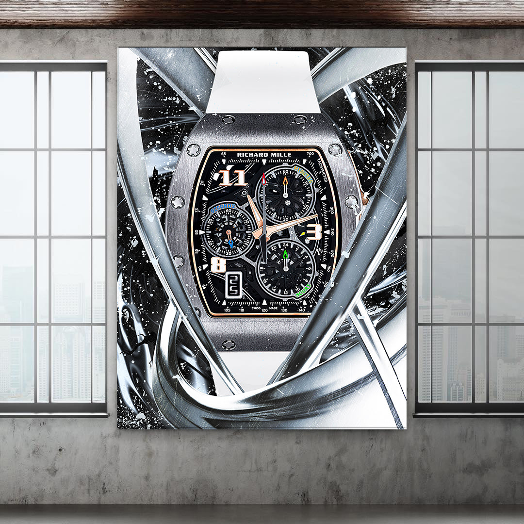 Richard Mille RM 72-01 Titanium Watch Poster Canvas Print Watch Art-MILLE DE TITANIUM-DEVICI
