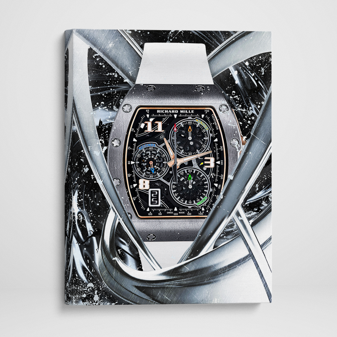 Richard Mille RM 72-01 Titanium Watch Poster Canvas Print Watch Art-MILLE DE TITANIUM-DEVICI