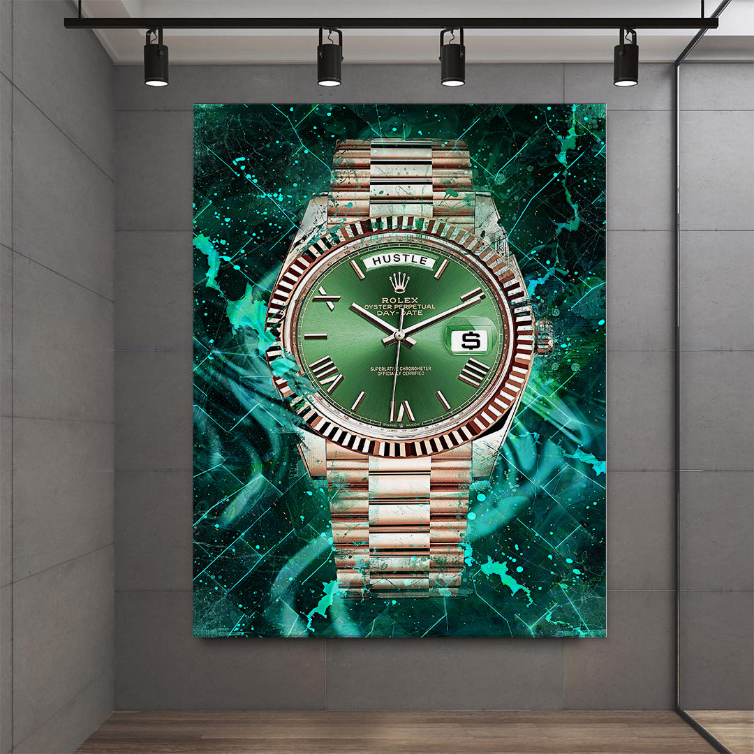 Rolex Art Day-Date President Rolex Canvas Wall Art Print Watch Art-DECOROUS DAY-DATE-DEVICI