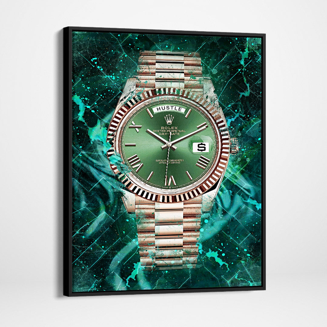 Rolex Art Day-Date President Rolex Canvas Wall Art Print Watch Art-DECOROUS DAY-DATE-DEVICI