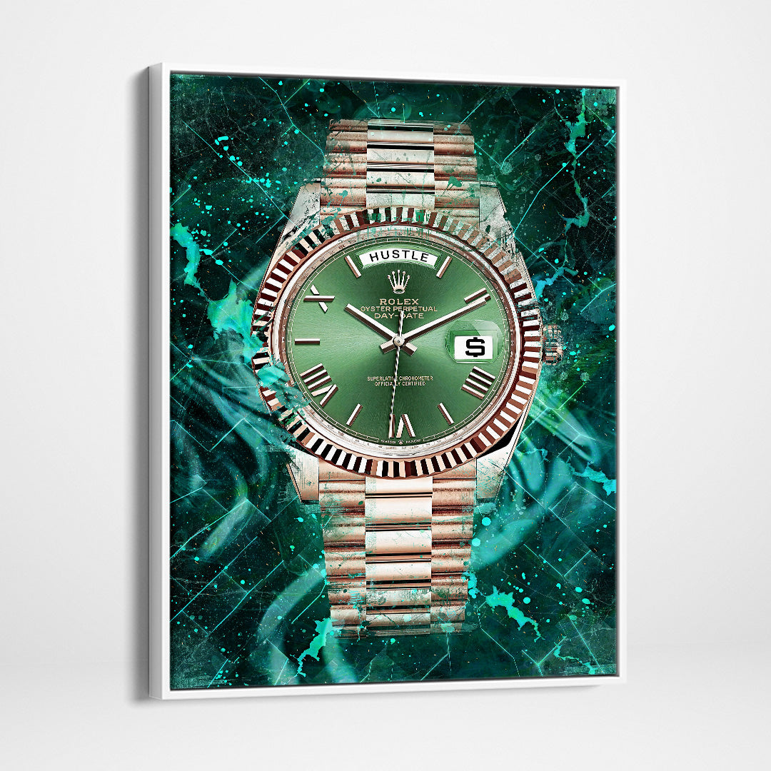 Rolex Art Day-Date President Rolex Canvas Wall Art Print Watch Art-DECOROUS DAY-DATE-DEVICI