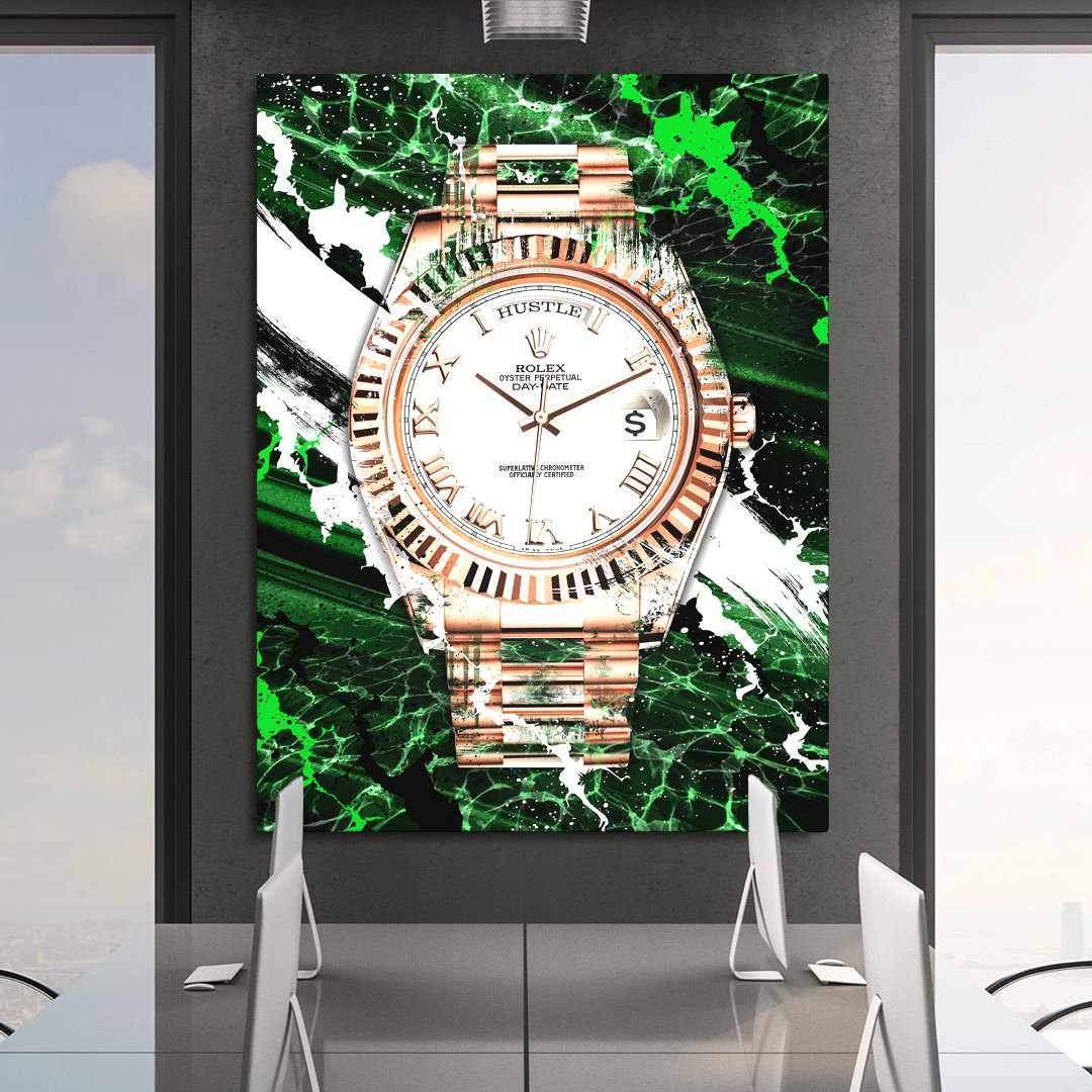Rolex Art Day-Date President Watch Poster Canvas Print Watch Art-PRESTIGIOUS-DEVICI