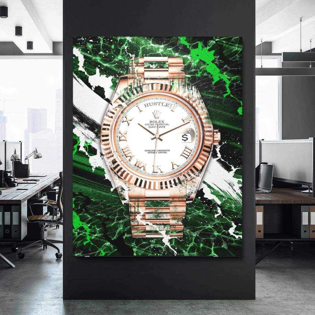 Rolex Art Day-Date President Watch Poster Canvas Print Watch Art-PRESTIGIOUS-DEVICI