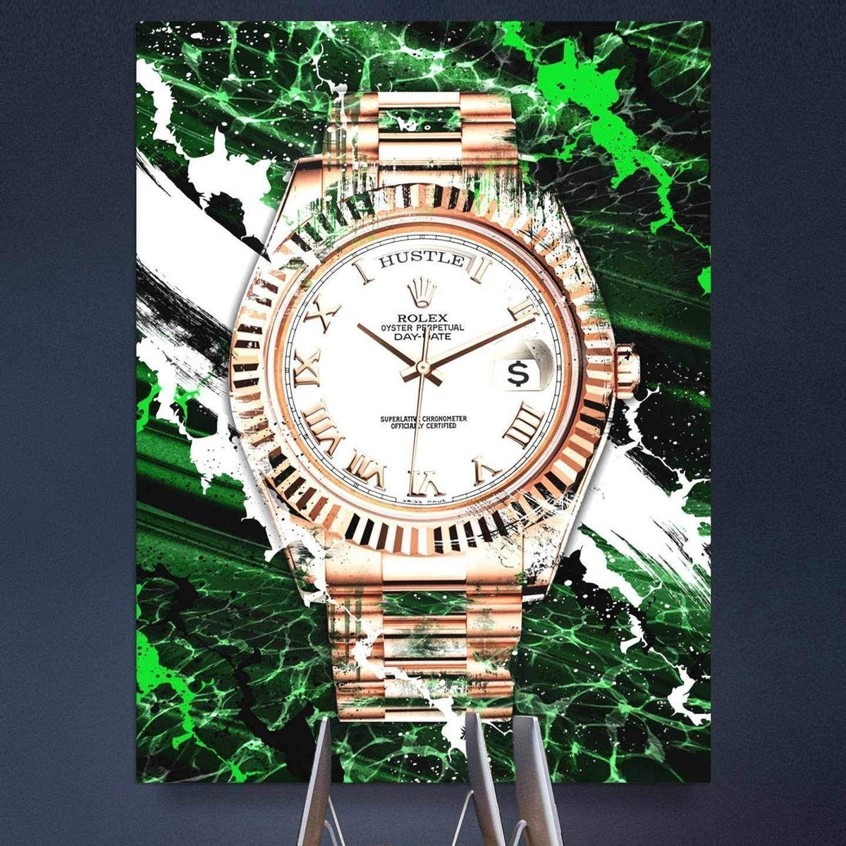 Rolex Art Day-Date President Watch Poster Canvas Print Watch Art-PRESTIGIOUS-DEVICI