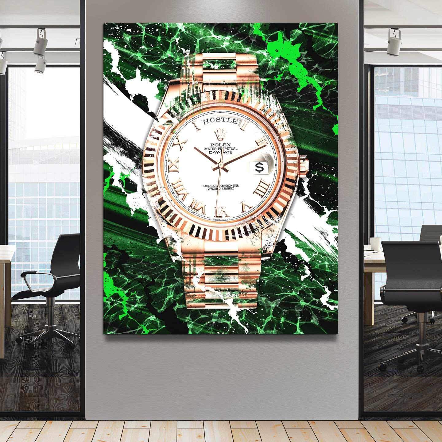 Rolex Art Day-Date President Watch Poster Canvas Print Watch Art-PRESTIGIOUS-DEVICI