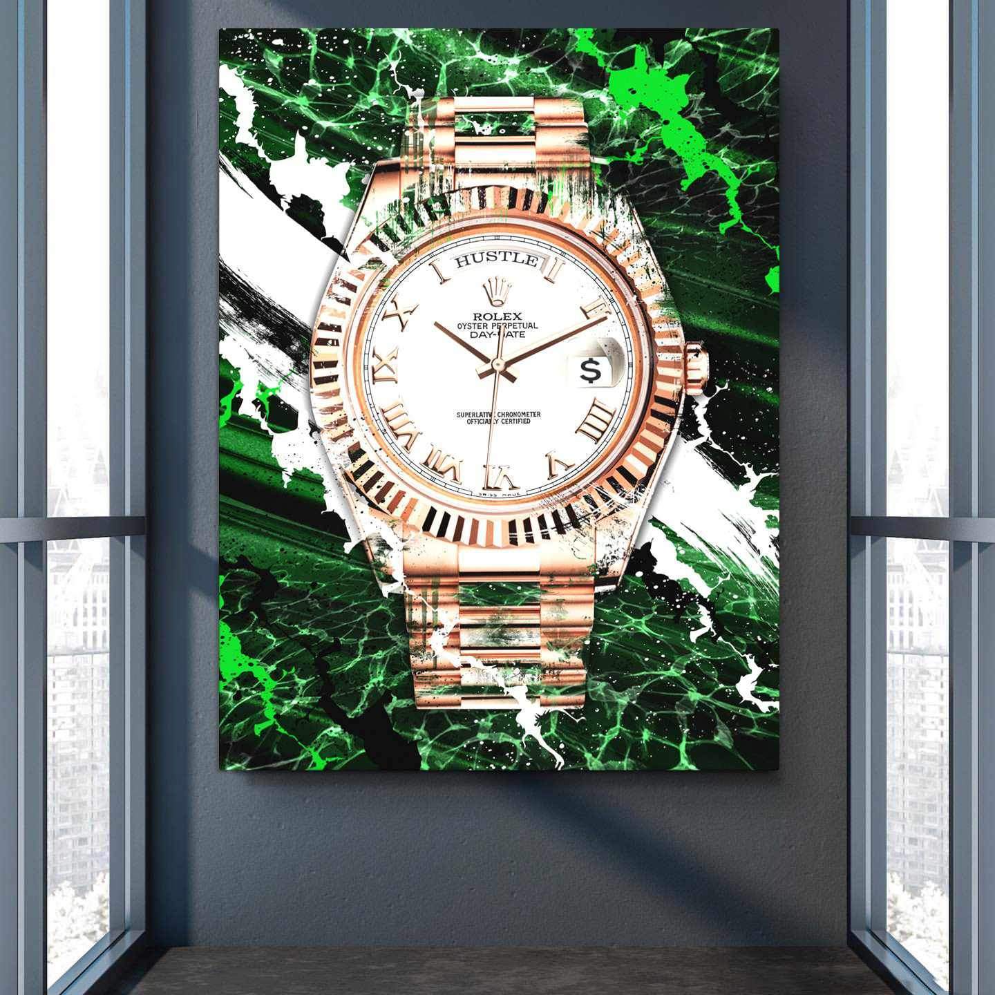 Rolex Art Day-Date President Watch Poster Canvas Print Watch Art-PRESTIGIOUS-DEVICI