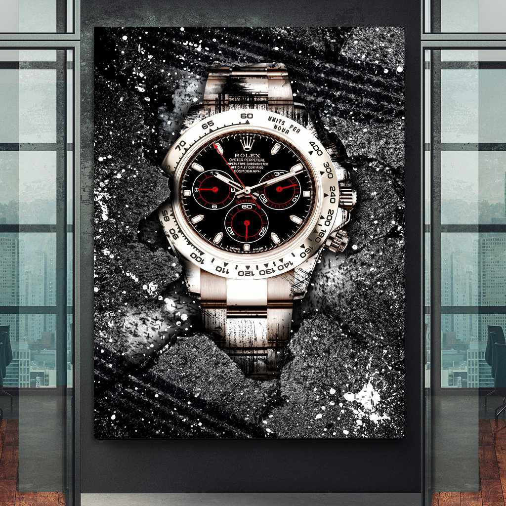 Rolex Art Daytona Cosmograph Canvas Print Watch Poster Watch Art-DEVIANT DAYTONA-DEVICI