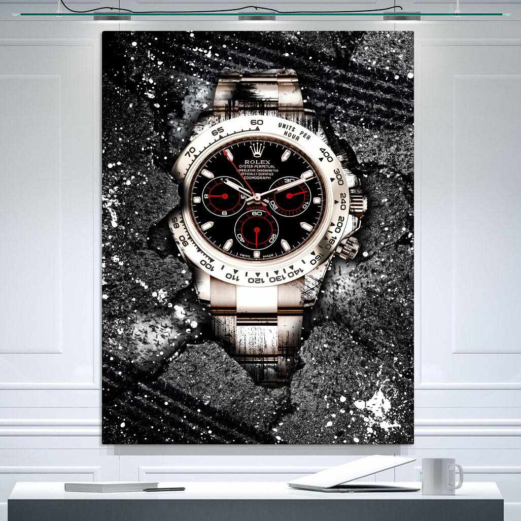 Rolex Art Daytona Cosmograph Canvas Print Watch Poster Watch Art-DEVIANT DAYTONA-DEVICI