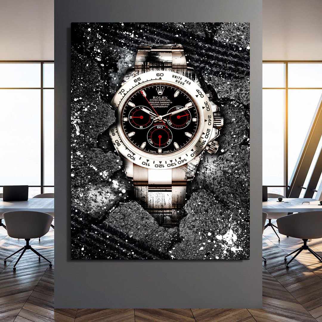 Rolex Art Daytona Cosmograph Canvas Print Watch Poster Watch Art-DEVIANT DAYTONA-DEVICI