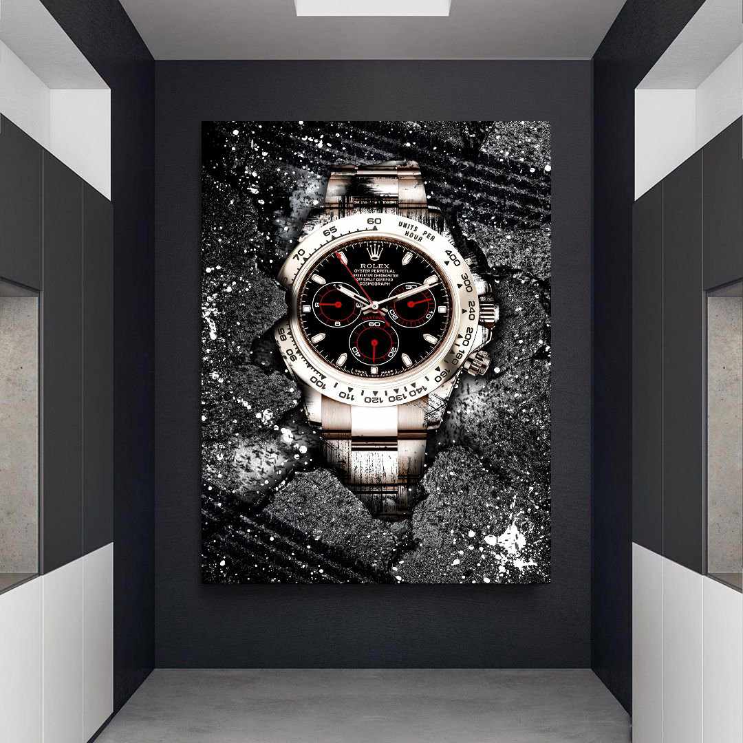 Rolex Art Daytona Cosmograph Canvas Print Watch Poster Watch Art-DEVIANT DAYTONA-DEVICI