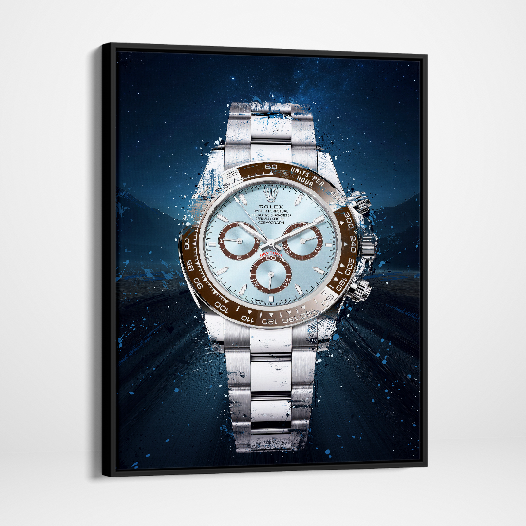 Rolex Art Daytona Platina Watch Poster Canvas Print Watch Art-DAYTONA NOVA-DEVICI