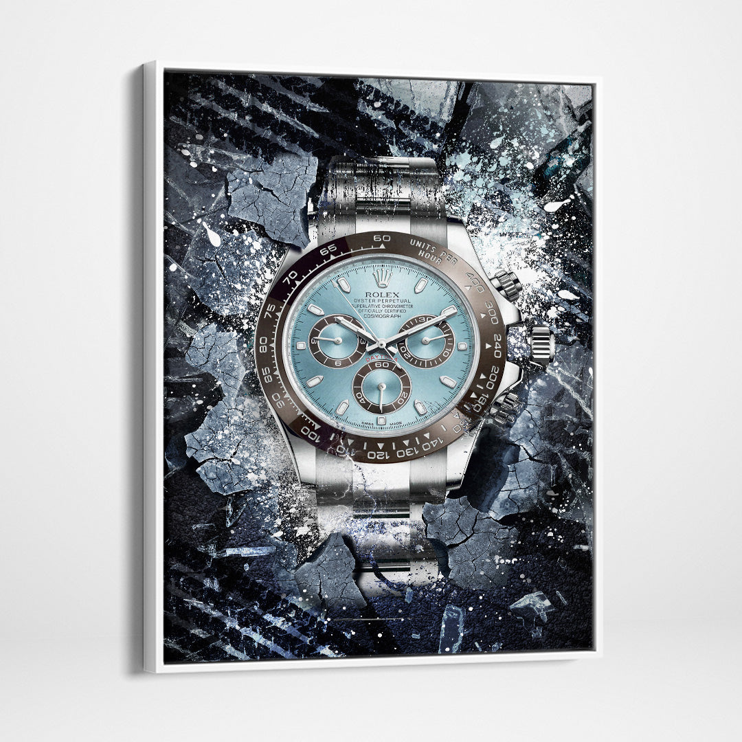 Rolex Art Daytona Platina Watch Poster Canvas Print Watch Art-DAYTONA PLATINA-DEVICI
