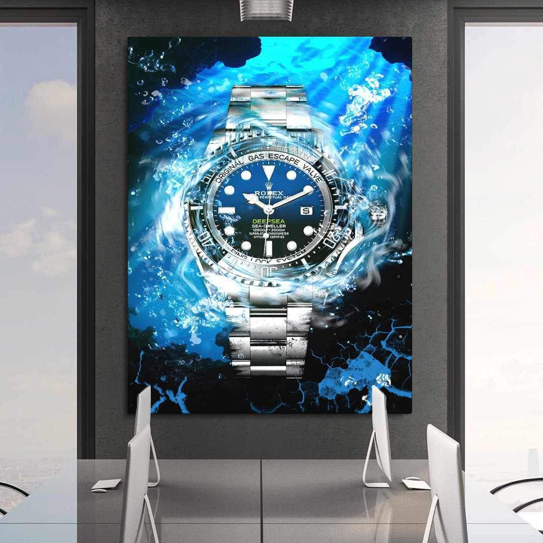 Rolex Art Deepsea James Cameron Watch Poster Canvas Print Watch Art-DEEPSEA CAMERON-DEVICI
