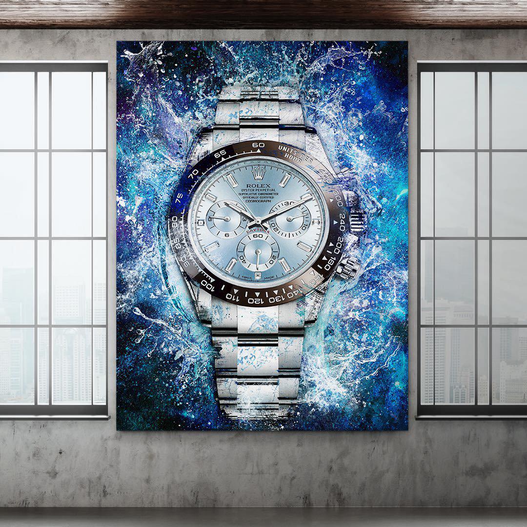 Rolex Art Platinum Daytona Watch Poster Canvas Print Watch Art-PLATINUM DAYTONA-DEVICI