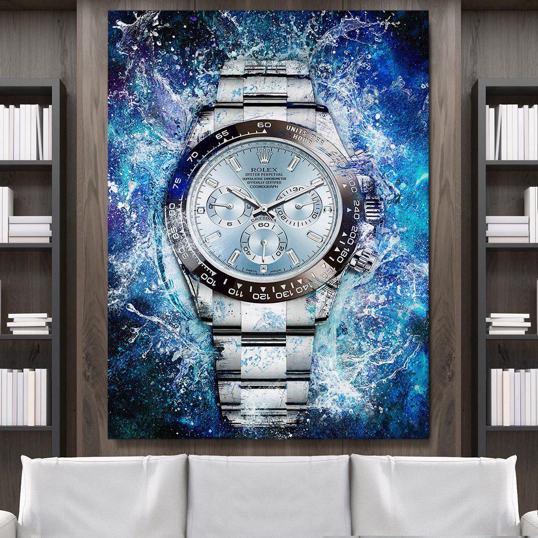 Rolex Art Platinum Daytona Watch Poster Canvas Print Watch Art-PLATINUM DAYTONA-DEVICI