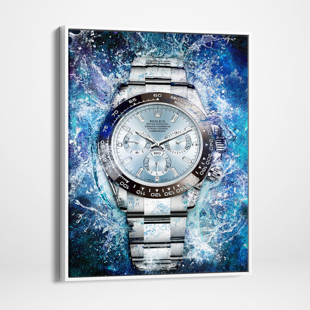 Rolex Art Platinum Daytona Watch Poster Canvas Print Watch Art