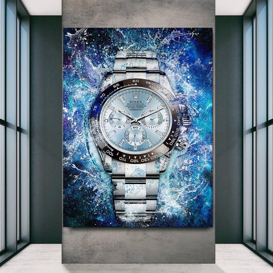 Rolex Art Platinum Daytona Watch Poster Canvas Print Watch Art-PLATINUM DAYTONA-DEVICI