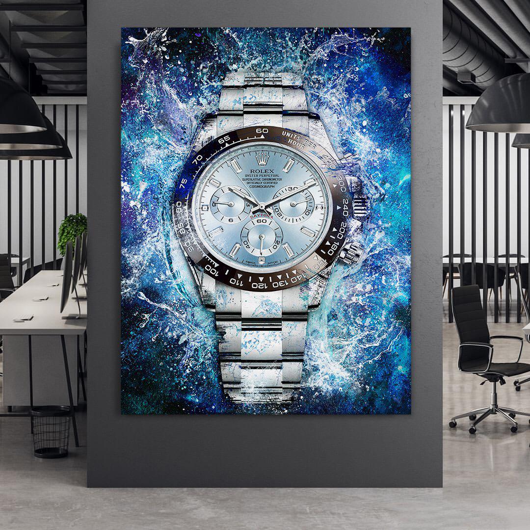 Rolex Art Platinum Daytona Watch Poster Canvas Print Watch Art-PLATINUM DAYTONA-DEVICI