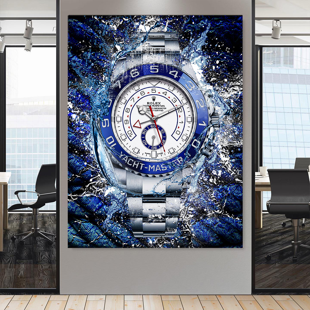 Rolex Art Platinum Yacht-Master II Canvas Watch Art Poster Print-PLATINUM YACHT-MASTER-DEVICI