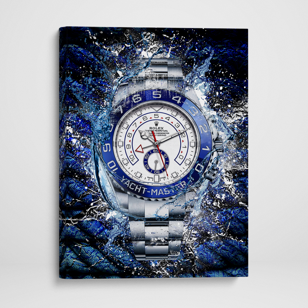 Rolex Art Platinum Yacht-Master II Canvas Watch Art Poster Print-PLATINUM YACHT-MASTER-DEVICI