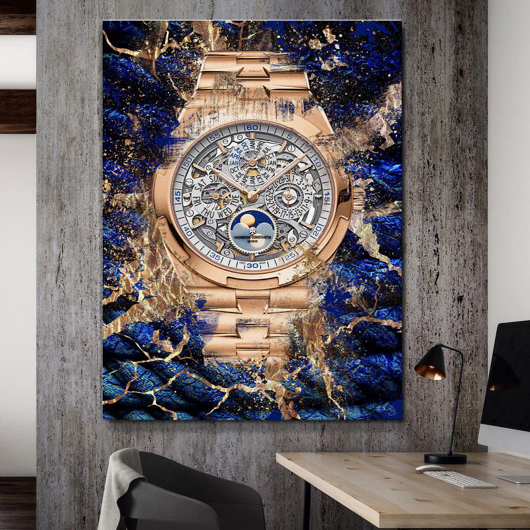 Vacheron Constantin Overseas Perpetual Watch Poster Canvas Print