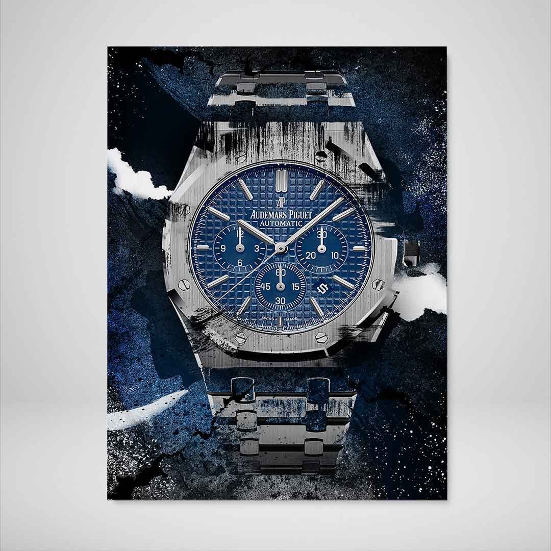 Audemars Piguet Art Royal Oak Watch Poster Canvas Print Watch Artwork-THE ROYAL-DEVICI