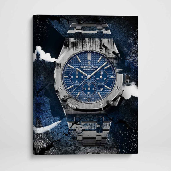 Audemars Piguet Art Royal Oak Watch Poster Canvas Print Watch Artwork