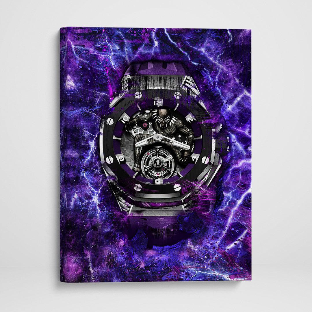 Audemars Piguet Royal Oak Black Panther Watch Poster Canvas Watch Art-BLACK PANTHER-DEVICI