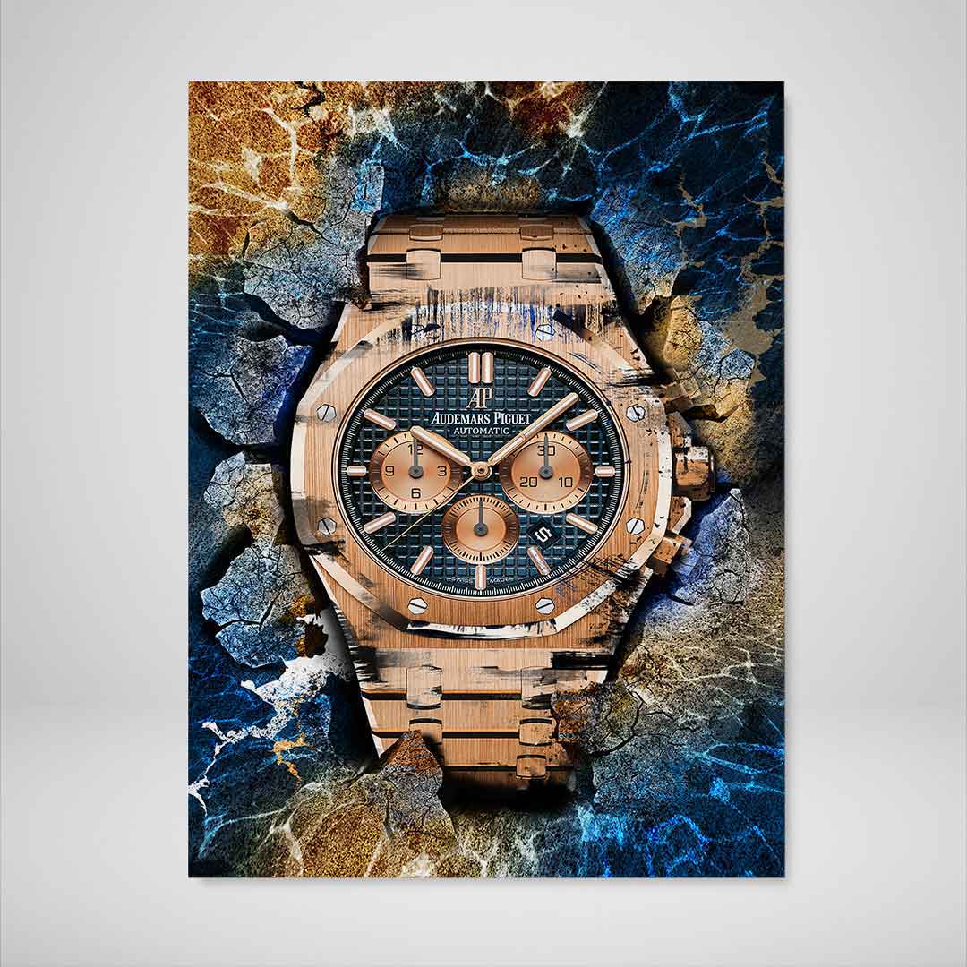 Audemars Piguet Royal Oak Chronograph Watch Poster Canvas Watch Art-GRANDE CHRONOGRAPH-DEVICI