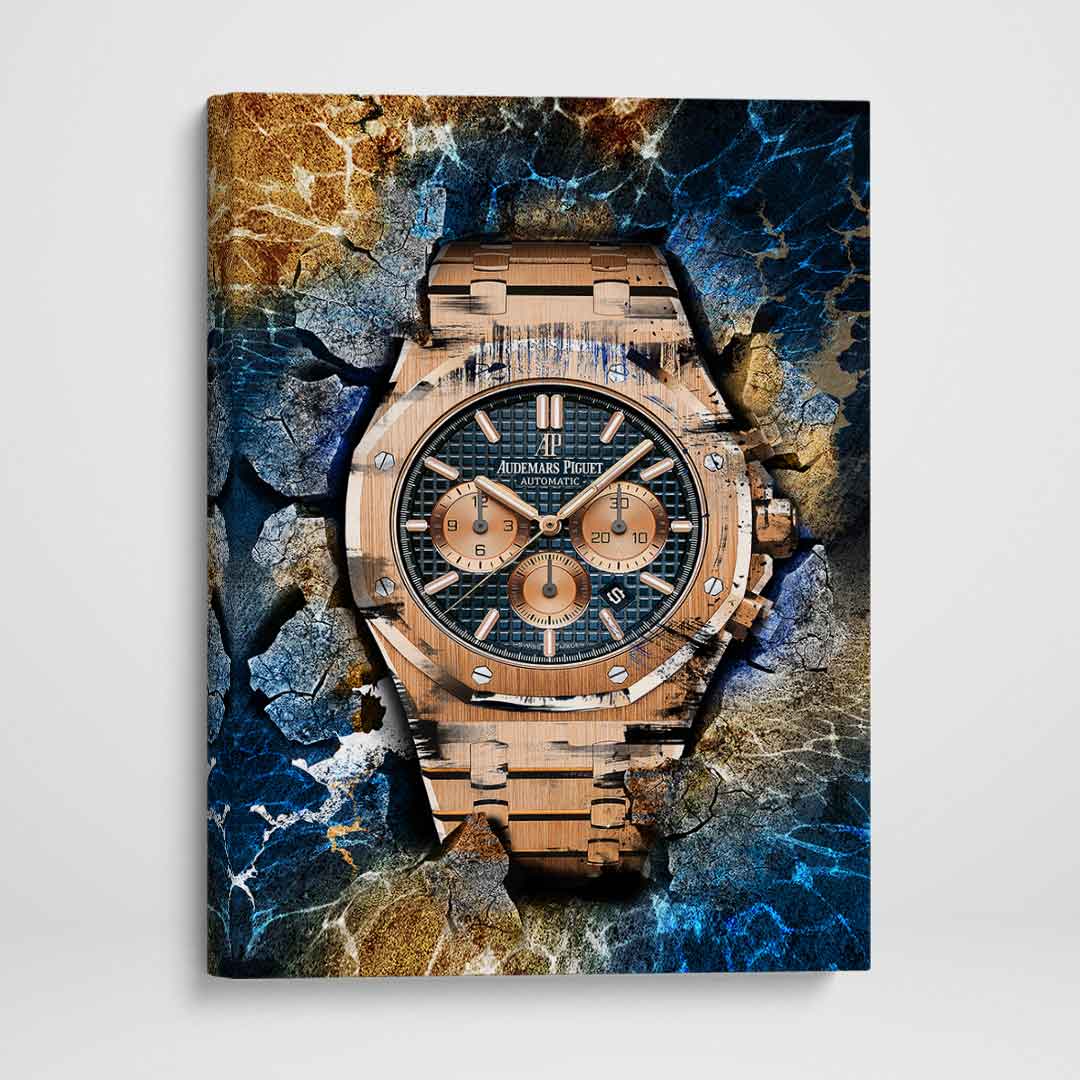 Audemars Piguet Royal Oak Chronograph Watch Poster Canvas Watch Art-GRANDE CHRONOGRAPH-DEVICI