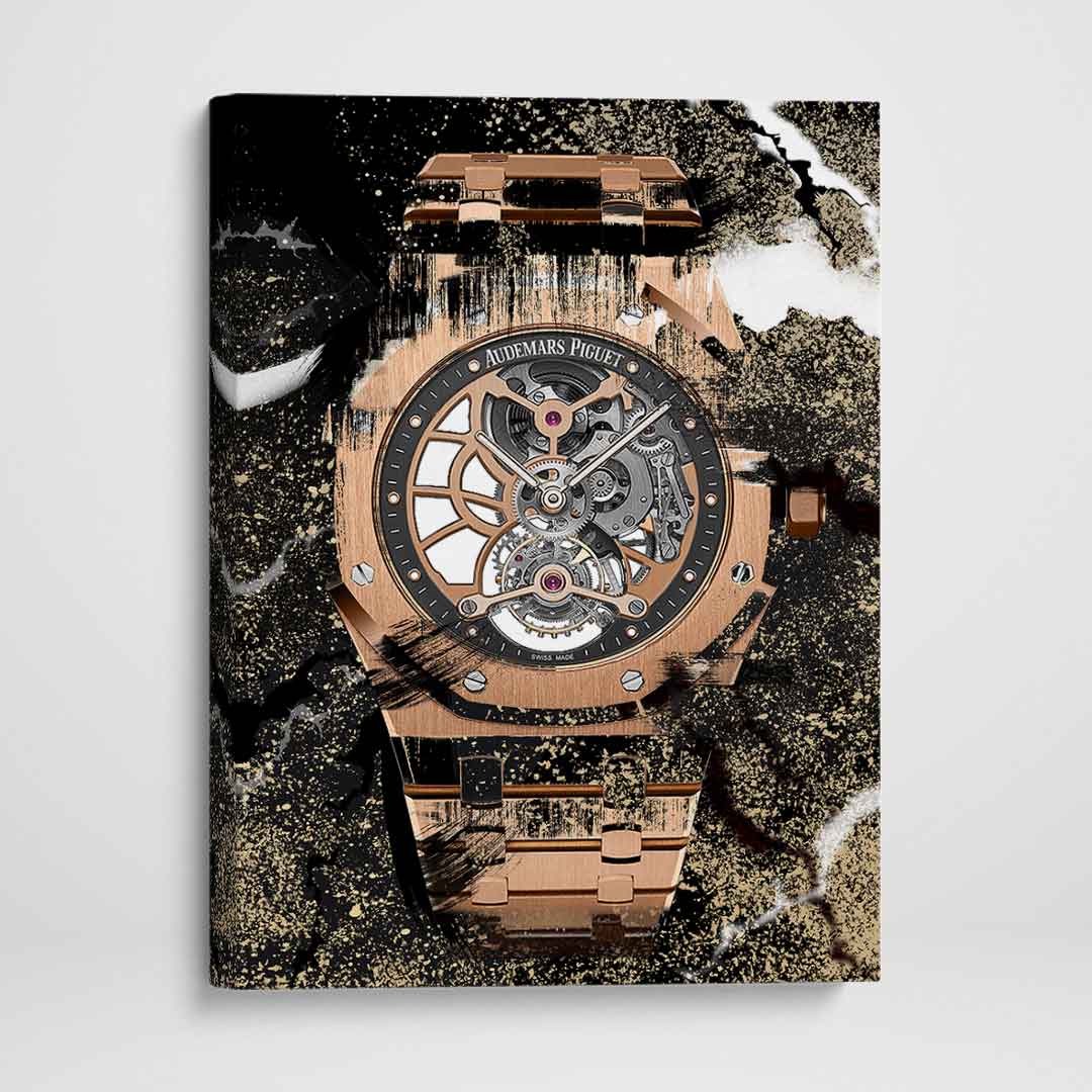 Audemars Piguet Royal Oak Openworked Watch Poster Canvas Watch Artwork-TIMELESS-DEVICI