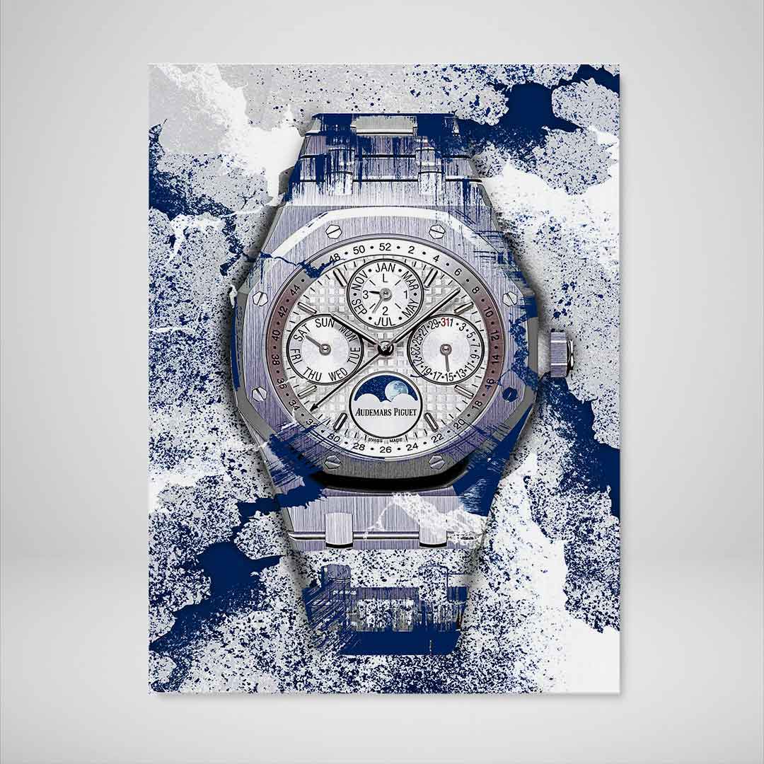 Audemars Piguet Royal Oak Perpetual Watch Poster Canvas Watch Art-PERPETUAL PERFECTION-DEVICI