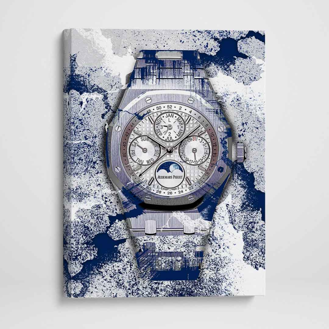 Audemars Piguet Royal Oak Perpetual Watch Poster Canvas Watch Art-PERPETUAL PERFECTION-DEVICI