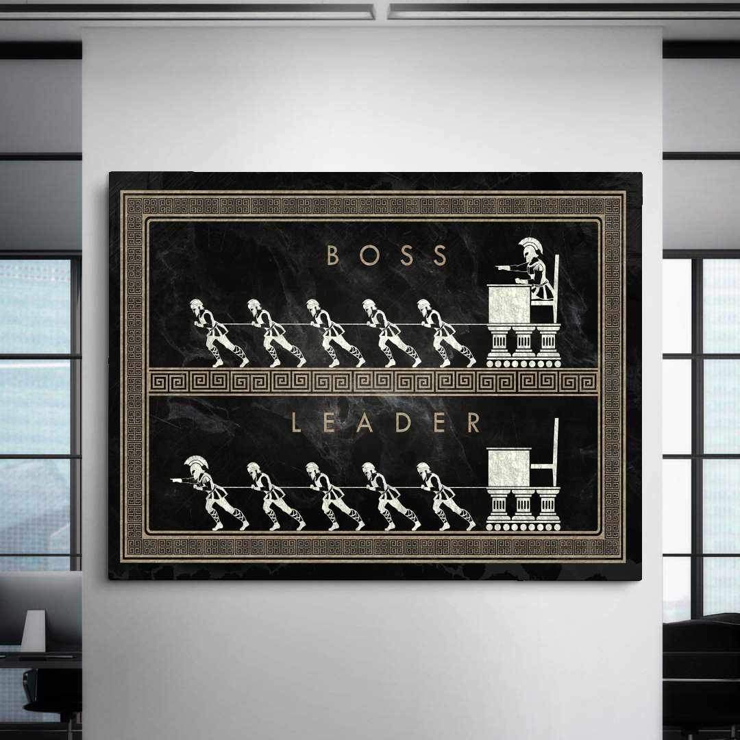 Be The Leader Inspirational Canvas Wall Art Motivational Poster Print-BE THE LEADER-DEVICI