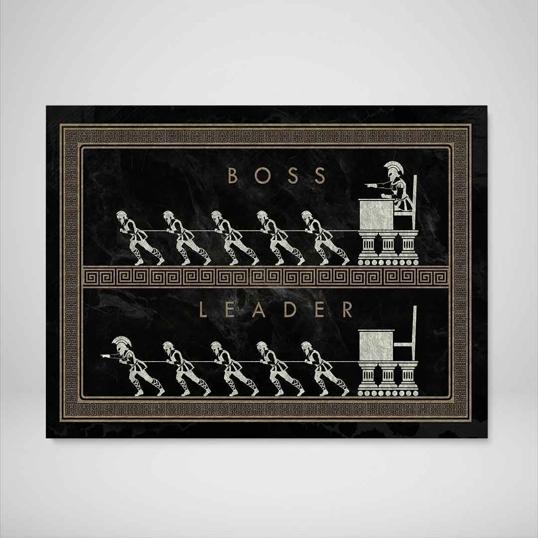 Be The Leader Inspirational Canvas Wall Art Motivational Poster Print-BE THE LEADER-DEVICI