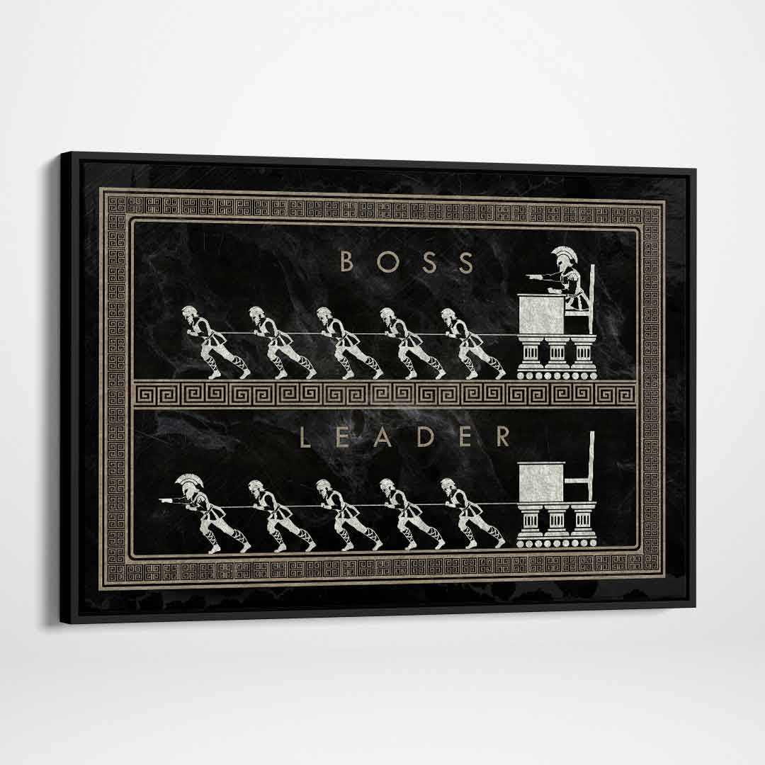 Be The Leader Inspirational Canvas Wall Art Motivational Poster Print-BE THE LEADER-DEVICI