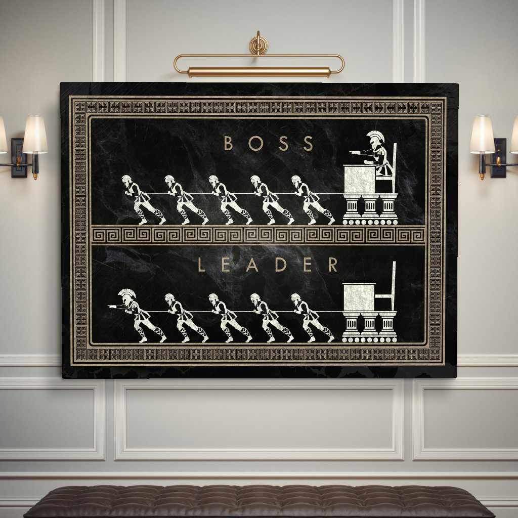 Be The Leader Inspirational Canvas Wall Art Motivational Poster Print-BE THE LEADER-DEVICI