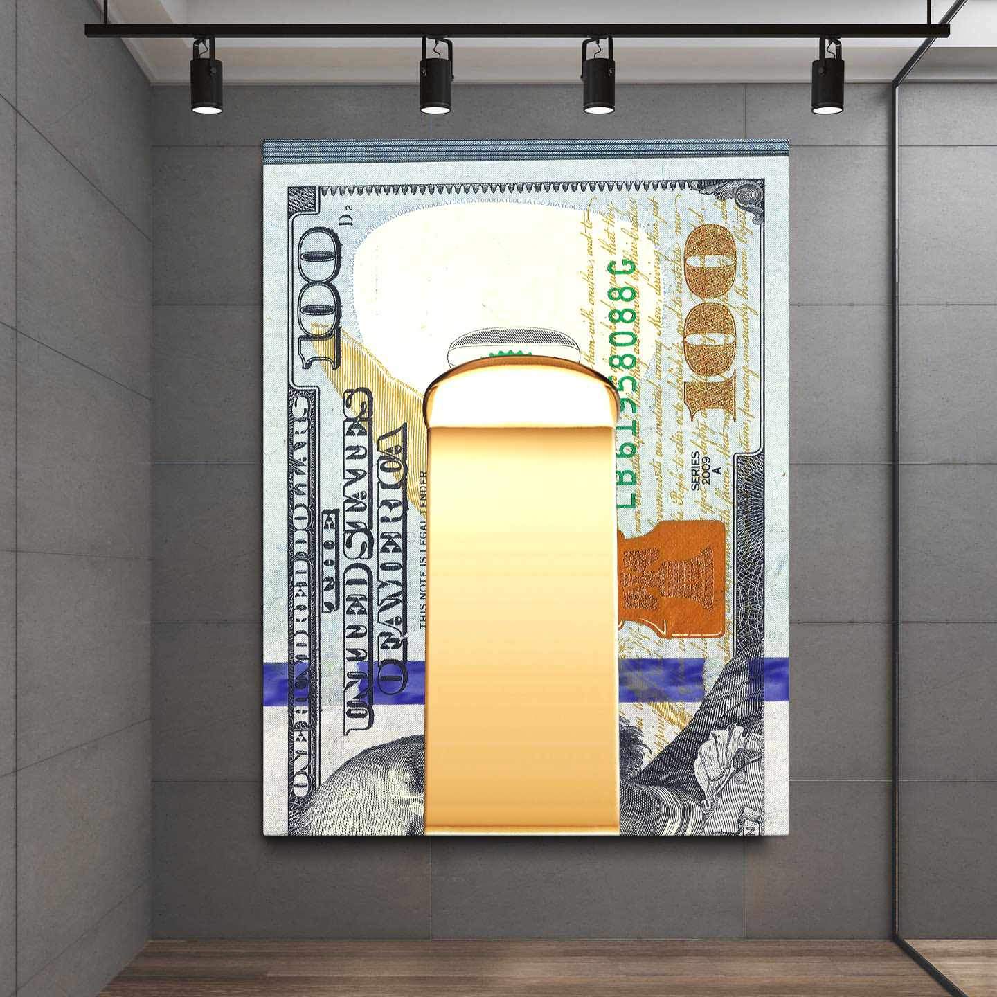 Money Clip Motivational Poster Canvas Print Inspirational Wall Art-MONEY CLIP-DEVICI