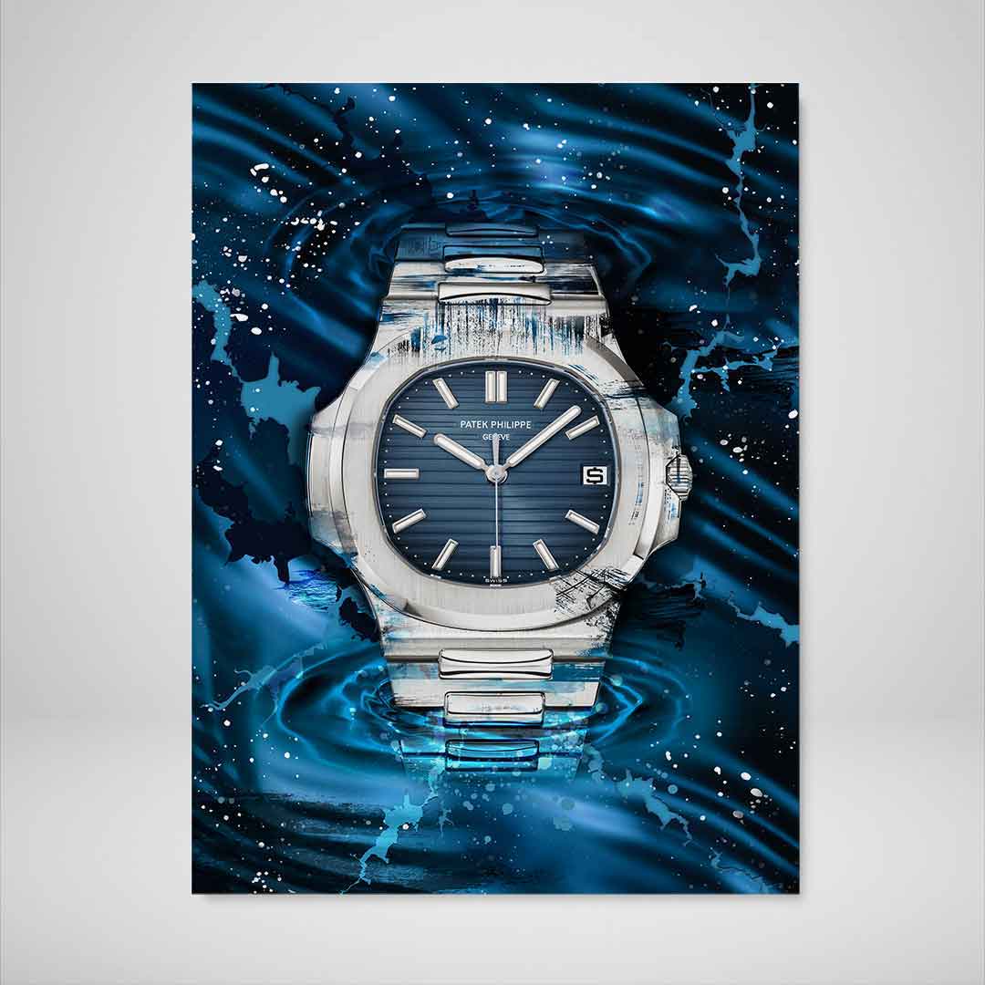 Patek Philippe Art Nautilus Watch Poster Canvas Print Watch Art-PATEK PERCEPTION-DEVICI