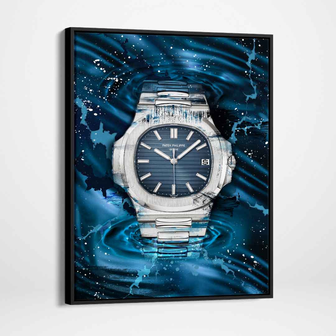 Patek Philippe Art Nautilus Watch Poster Canvas Print Watch Art-PATEK PERCEPTION-DEVICI