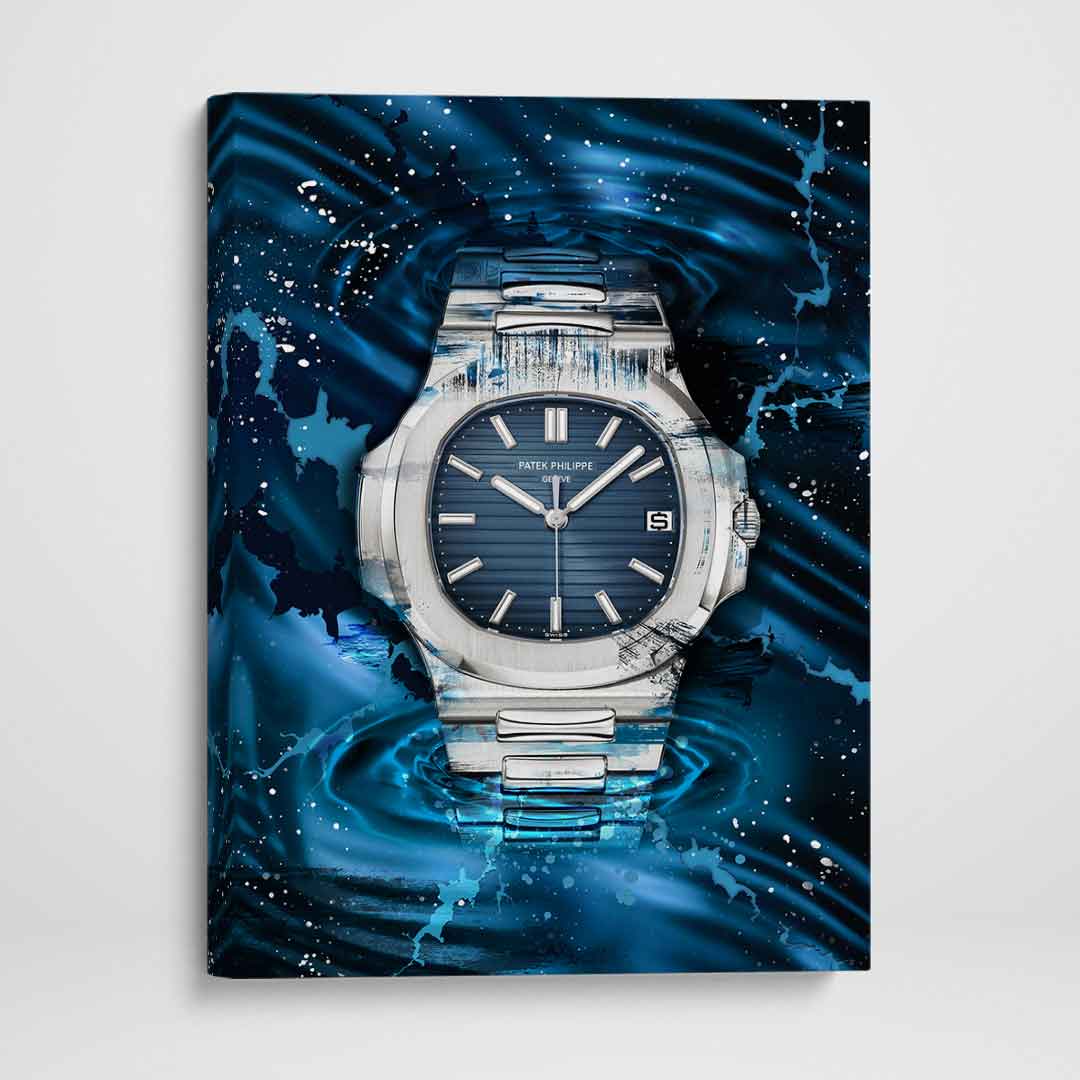 Patek Philippe Art Nautilus Watch Poster Canvas Print Watch Art-PATEK PERCEPTION-DEVICI