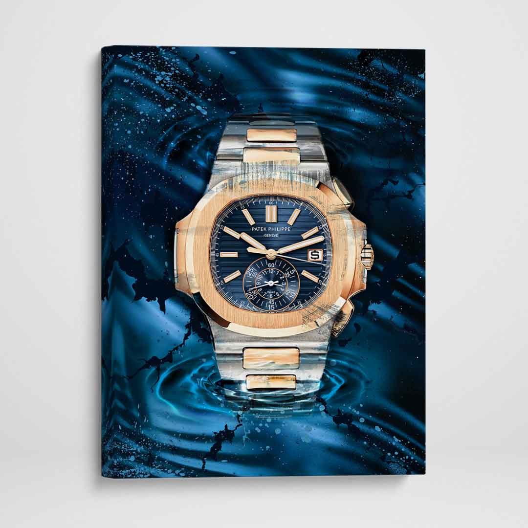 Patek Philippe Art Nautilus Watch Poster Canvas Print Watch Art-PRESTIGIOUS PATEK-DEVICI