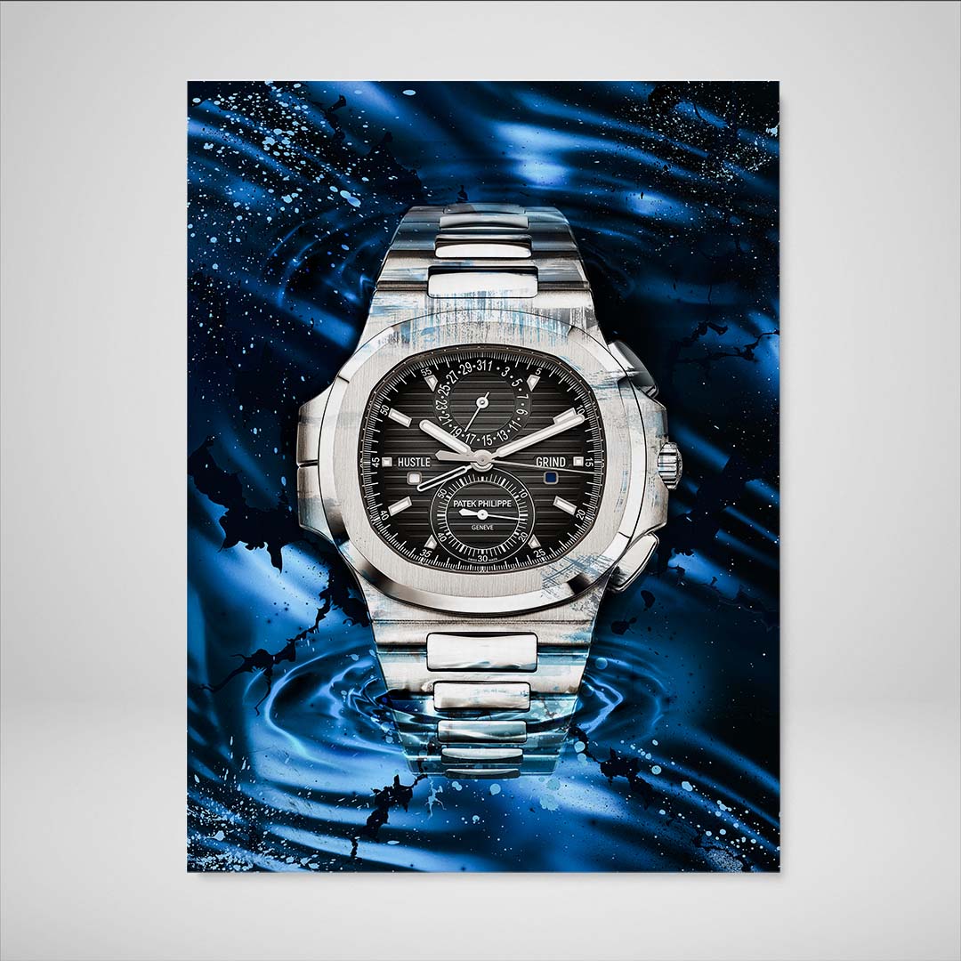 Patek Philippe Nautilus Chronograph Poster Canvas Print Watch Art-PURE PATEK-DEVICI