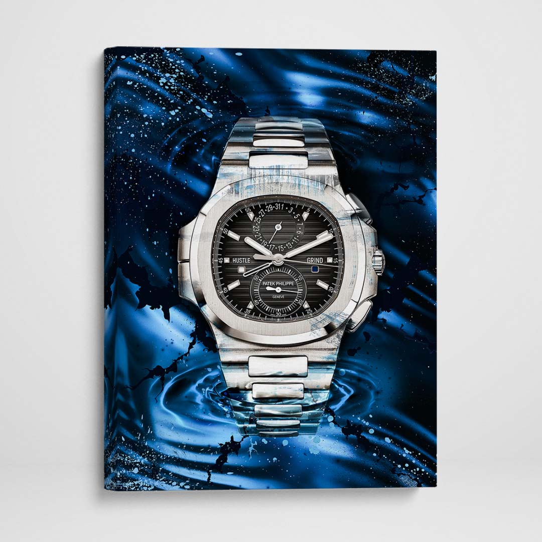 Patek Philippe Nautilus Chronograph Poster Canvas Print Watch Art-PURE PATEK-DEVICI