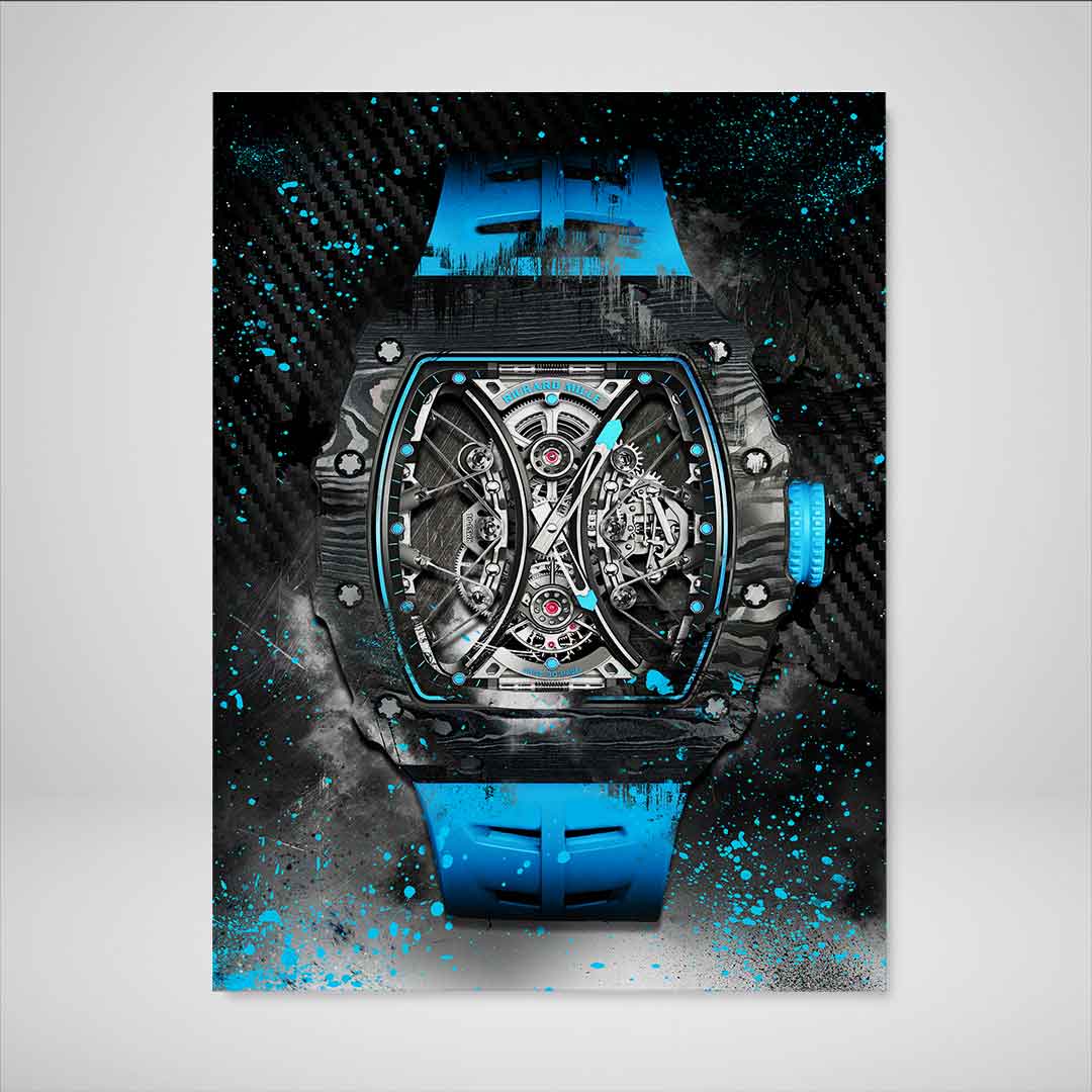 Richard Mille 53-01 Tourbillon Watch Poster Canvas Print Watch Art