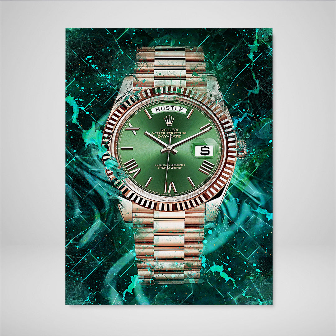 Rolex Art Day-Date President Rolex Canvas Wall Art Print Watch Art-DECOROUS DAY-DATE-DEVICI