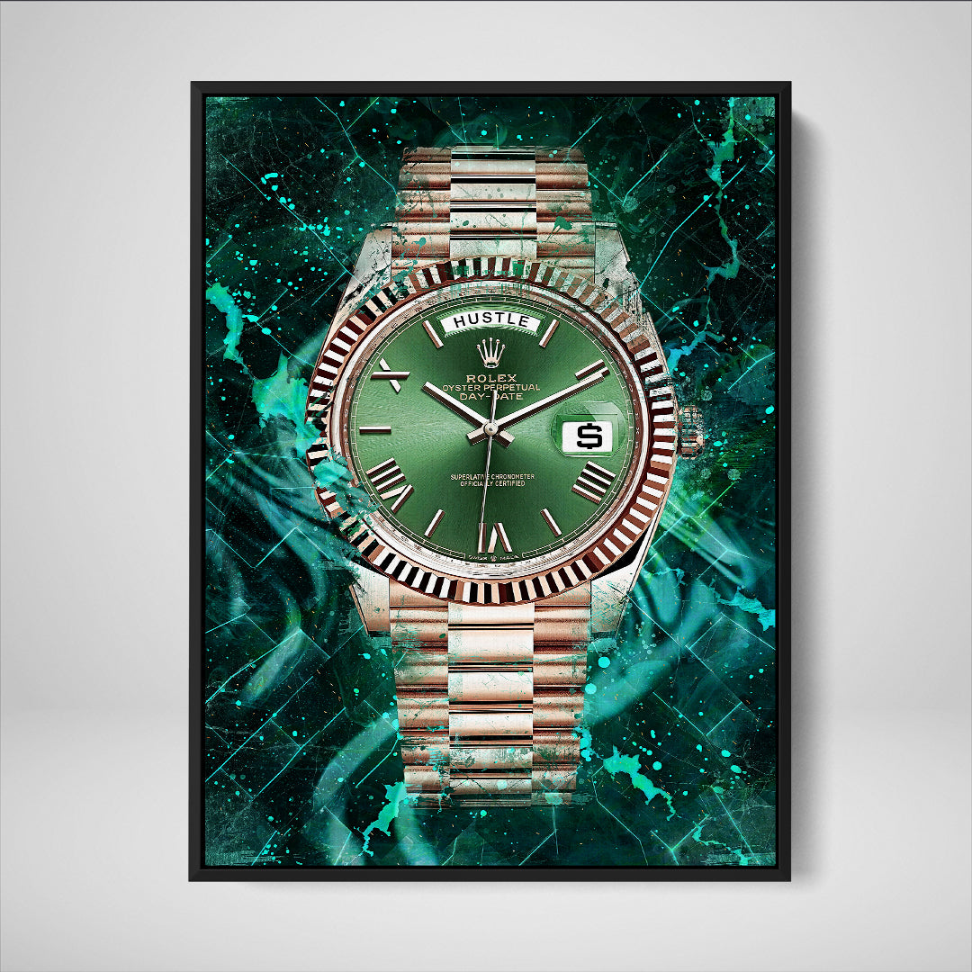 Rolex Art Day-Date President Rolex Canvas Wall Art Print Watch Art-DECOROUS DAY-DATE-DEVICI