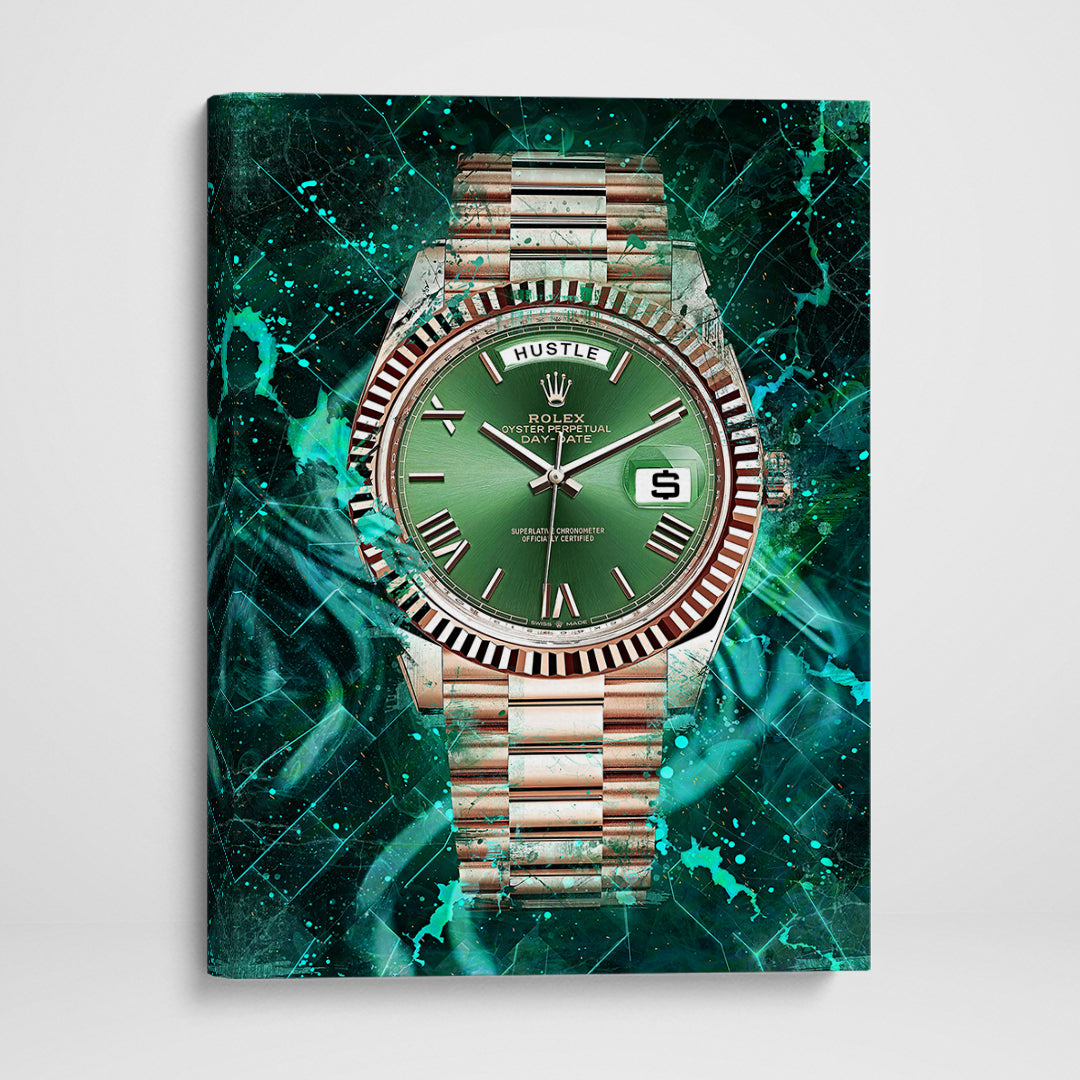 Rolex Art Day-Date President Rolex Canvas Wall Art Print Watch Art-DECOROUS DAY-DATE-DEVICI