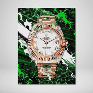 Rolex Art Day-Date President Watch Poster Canvas Print Watch Art-PRESTIGIOUS-DEVICI